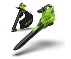 Greenworks POWERALL 48V (24V x 2) Souffleur / Aspirateur à feuilles Gen. II - Sans batterie