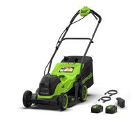 Greenworks POWERALL 48V (24V x 2) Tondeuse 36cm - 2x Batteries 4Ah