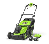Greenworks POWERALL 48V (24V x 2) Tondeuse 41cm - 2x Batteries 4Ah