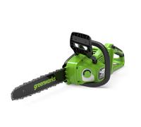Greenworks 24V+24V Tronçonneuse 36cm avec 2x 4Ah Battery