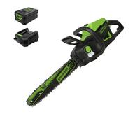 Greenworks Scie à chaîne sans fil 60 V 18", batterie 4,0 Ah et chargeur inclus
