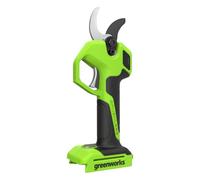 Greenworks Sécateur Électrique 24V Outil Seul, Moteur Brushless, Lames Acier Laser, Ouverture Réglable 22/32 mm, Écran LED, Sécateur Batterie LP1212A1