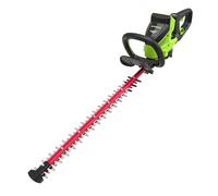 Greenworks Taille-haie sans Fil 66cm Lame à Double Action, Moteur Brushless Coupe jusqu'à 28 mm d'Épaisseur, 3400 SPM sans Batterie 40V et Chargeur GD40HT66