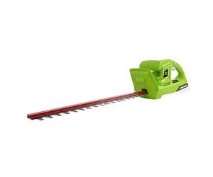 Greenworks Tools Taille-haie sans fil G24HT (Li-Ion 24 V 47 cm longueur de coupe, 17 mm espacement des dents, 2800 coupes/min poignée en forme de T sans batterie ni chargeur)