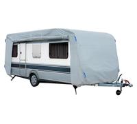 GreenYard® Bâche de Protection pour caravanes ou Camping-Cars | Taille M 550 x 250 x 220 cm | Housse de Protection pour Camping | Protection Contre la poussière et l'humidité | Respirant | Durable