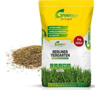 Greenyp® Berliner Tiergarten I Gazon universel robuste & à germination rapide I 5kg pour 200m² I Gazon d'ornement Graines de gazon Graines de gazon Post-semis d'herbe