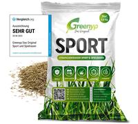Greenyp® Sport I Gazon de sport et de jeu résistant I 0,8kg pour 35m² I Gazon de sport Graines de gazon Graines de gazon Graines de gazon Post-ensemencement rapide
