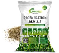 Greenyp® Turbo Post-ensemencement I RSM Graines de gazon Post-ensemencement 3.2 I 0,8kg pour 35m² I Gazon à germination rapide I Gazon de réparation Graines de gazon