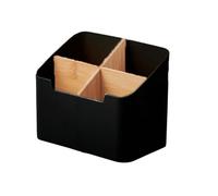 Greethga Boîte de rangement multifonction pour TV, climatiseur, télécommande, boîte à mouchoirs pratique, rangement pour produits cosmétiques à la maison, noir