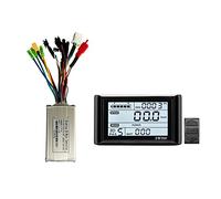 Greethga Contrôleur Ebike à sinusoïdal à trois modes 17A avec affichage SW900 pour pièces modifiées du moteur électrique de vélo 36 V 48 V 750W1000W Pièces de scooter électrique