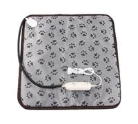 Greethga Coussin pour Animal de Compagnie, Couverture Électrique pour Animal de Compagnie, Coussin pour Chien, Coussin Électrique à Thermostat Réglable pour Lit Chauffant pour Chien (UE) A