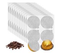 Greethga Lot de 120 capsules en aluminium pour capsules de café Vertuoline Vertuo, 62 mm