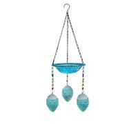 Greethga Mangeoire à Oiseaux Suspendue Bac à Oiseaux pour Jardin Décoration Extérieure Fournitures de Ferme Mangeoire pour avec Crochet en Forme de S