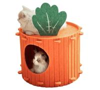 Greethga Niche pour animaux de compagnie amovible, grande grotte disparue pour avec réduction du bruit condo pour intérieur chaton confortable et confortable B