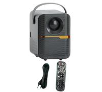 Greethga P10 Smart 4K WiFi Portable 1080P Home Cinéma Vidéo LED Mini Projecteur Bluetooth Projecteur Android 10 Prise UE (Noir)