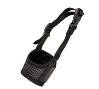 Greethga Pour chiens, empêche de mordre, et mâcher Muselière pour chiens en tissu doux respirant réglable permet de régler 14-20 cm