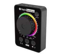 Greethga Produit X5 Ensemble de cartes audio pour diffusion en direct. Fournit une livraison professionnelle pour les transmissions en direct de bureau. Couleur : noir.