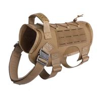 Greethga Vêtements pour chien de printemps et d'été - Gilet imperméable universel pour l'extérieur - Vêtements respirants pour chiens de grande taille, marron boue, taille L