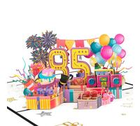 GREETING ART Carte pop-up du 85e anniversaire, carte du 85e anniversaire, carte du 85e anniversaire, carte d’anniversaire pour hommes et femmes