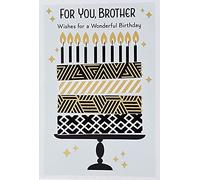 Greeting Card For Your Brother Wishes For A Wonderful Birthday Hope Today Is Especially Happy For You