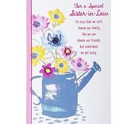 Greeting Card It's True That We Can't Choose Our Family, Sometimes We Get Lucky - For A Special Sister-in-Law Happy Birthday