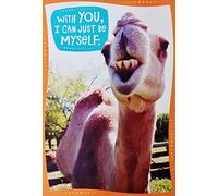 Greeting Card With You I Can Just Be Myself - Romantique Flirty Love You with Camel