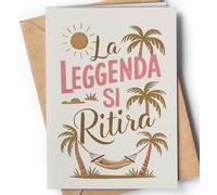 Greeting Cards for Everyone Carte de pension pour homme, femme amusante - Carte de retraite mignonne - Cadeau de vœux pour maman, maître, collègue, lui, elle - EU 140