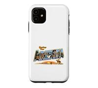 Greetings from Arizona Carte Postale Vintage Coque pour iPhone 11