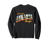 Greetings from Atlanta Georgia Carte Postale rétro Sweatshirt