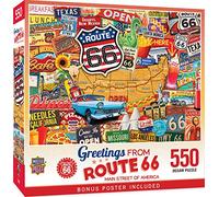 Greetings From Route 66 Puzzle 550 pièces + poster bonus (MPC)