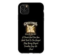 Greetings Grace Be with You Paul Lettre I Tank God for You Coque pour iPhone 11 Pro Max