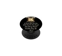 Greetings Grace Be with You Paul Lettre I Tank God for You PopSockets PopGrip Adhésif