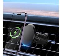 Grefay 2023 Support Magnétique pour Téléphone de Voiture Ventilation Améliorée avec 2 Aimants Puissants pour iPhone 15 14 13 Pro Max Magsafe Tous Les Téléphones Portables