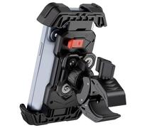 Grefay Support Telephone Moto Velo[2025 Double Amortissement Vibrations] Porte Telephone Velo Support Guidon Rotation 360 pour iPhone16 15 14 Pro Max, Autres Smartphones de 4.7”-7.2”