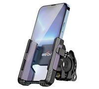 Grefay Support Téléphone Vélo 【Démontage Rapide 1S】 Support Téléphone Moto avec 2 Ports Support Téléphone Guidon Extérieur à Rotation 360 pour Vélo de Route Scooter pour Smartphone de 4,0 à 7,0"