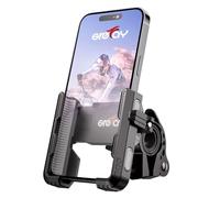 Grefay Support Téléphone Vélo 【Démontage Rapide 1S】 Support Téléphone Moto Support Téléphone Guidon pour Vélo de Route Scooter pour Smartphone de 4,5 à 7,0" (Gris)