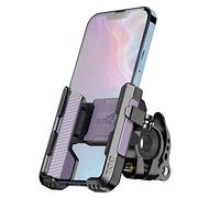 Grefay Support Téléphone Vélo 【Démontage Rapide 1S】 Support Téléphone Moto Support Téléphone Guidon pour Vélo de Route Scooter pour Smartphone de 4,5 à 7,0"