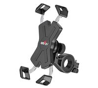 Grefay Support Téléphone Vélo Métal Suport Téléphone pour Moto Guidonavec Support Telephone Scooter 360° Rotation pour 4,5-6,8 Pouces Smartphones Samsung S10 S9 S8 S7 Huawei