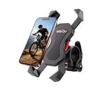 Grefay Support Telephone Velo Moto Porte Telephone Velo Moto | Universel Support Telephone Trotinette Electrique, Scooter, VTT avec 360° Rotation pour 3,5 à 6,5 Pouces GPS pour Smartphones