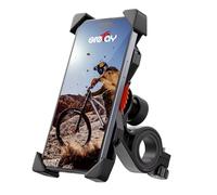 Grefay Support Téléphone Vélo Moto Porte Telephone Velo Universel Support Telephone Trotinette Electrique, Scooter, VTT avec 360° Rotation pour 3,5 à 6,5 Pouces GPS pour Smartphones Autres Appareils