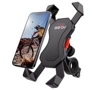 Grefay Support Téléphone Vélo Moto Porte Telephone Velo Universel Support Telephone Trotinette Electrique, Scooter, VTT avec 360° Rotation pour 3,5 à 6,5 Pouces GPS pour Smartphones Autres Appareils