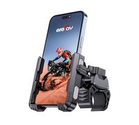 Grefay Support Telephone Velo Support Telephone Moto 【Libération Rapide en 1S】 Anti Tremblement Universel 360 Porte Telephone Velo pour iPhone 15/14/13 Samsung S23/S22 4.5-7" Smartphone (Gris)