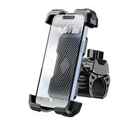 Grefay Support Téléphone Vélo Universel Support Téléphone Moto pour Vélo de Route MTB Scooter avec Rotation à 360° pour Smartphone de 4,7 à 7,2 Pouces