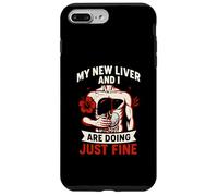 Greffe de Foie Nouveau Foie Faisant de Beaux Hommes Get Well Patient Coque pour iPhone 7 Plus/8 Plus