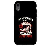 Greffe de Foie Nouveau Foie Faisant de Beaux Hommes Get Well Patient Coque pour iPhone XR