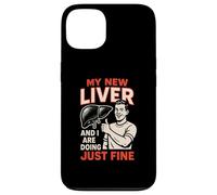 Greffe de Foie Nouveau Foie Faisant du Plaisir Bien rétablir Patient Coque pour iPhone 13