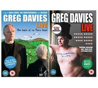 Greg Davies Live Complete Set The Back of My Mum's Head / Firing Cheeseballs at a Dog DVD Collection + Extras