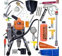 GREGAT DE PEINTURE HYDRODYNAMIQUE PISTON+ACCESSOIRES FILTRE BUSE RÉSERVOIR DE LIQUIDE