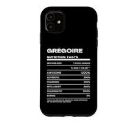 Grégoire Valeur Nutritive Nom Drôle Coque pour iPhone 11