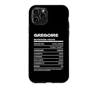 Grégoire Valeur Nutritive Nom Drôle Coque pour iPhone 11 Pro